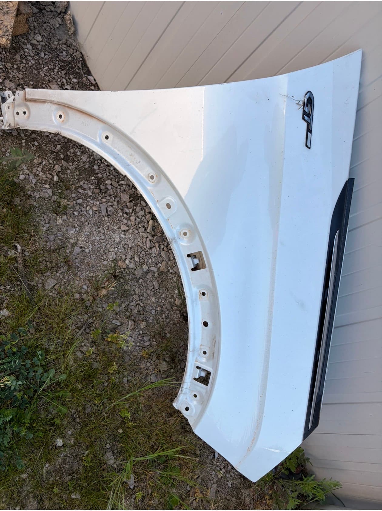 aile avant droite peugeot 3008 II blanc