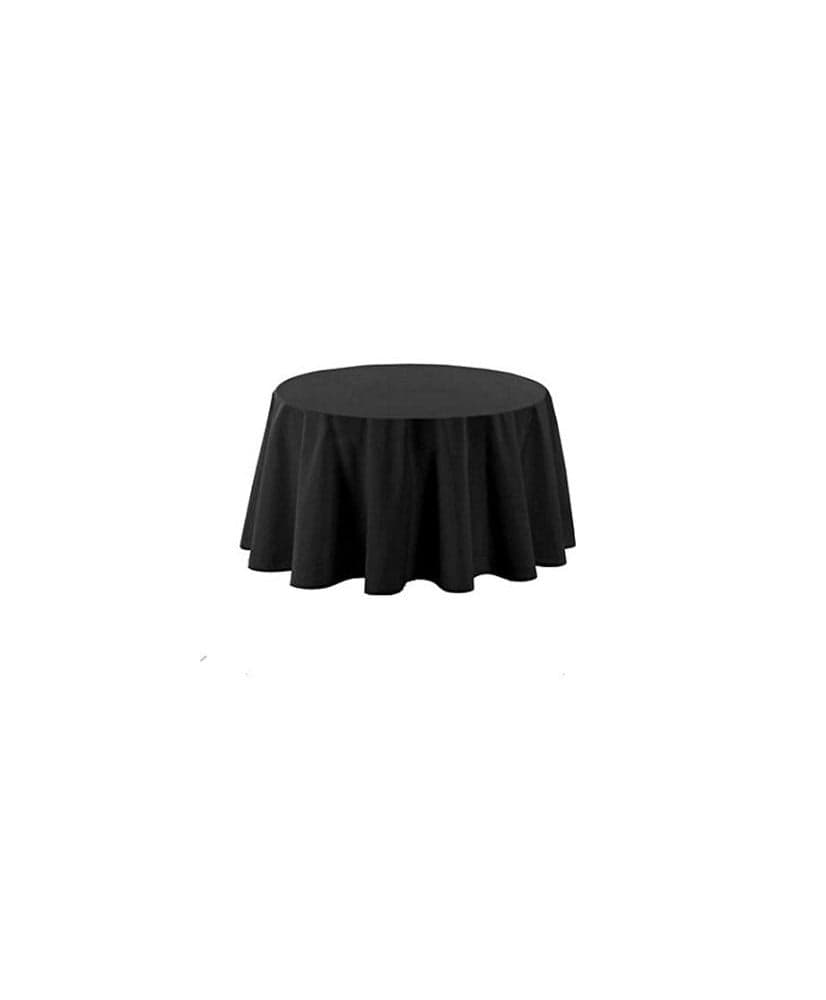 LOCATION Nappe ronde unie noire 280 cm